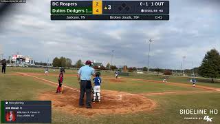 Dulins Dodgers 10U vs DC Reapers 20241026 [upl. by Hamlen]