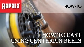 How to Cast Using a Centrepin Reel  Rapala Fishing Tips [upl. by Shoemaker]