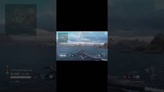 lmao aim “assist” WOWs Legends battleship wowslegends gaming b2oh [upl. by Descombes]