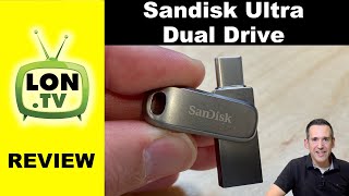 Sandisk Ultra Dual Drive USBC and USBA Flash Drive Review  Memory Zone app overview [upl. by Iseabal]