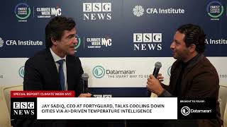 Cooling Down Cities via AIDriven Temperature Intelligence with Jay Sadiq CEO of FortyGuard [upl. by Yelram]