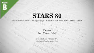 Stars 80  Concert Band  Medley arranged by Nicolas Schiff [upl. by Icam660]