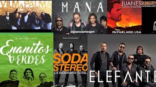 Lo Mejor Del Rock En Español De Los 80 y 90 Mana Hombres G Soda Estéreo Enanitos Verdes Elefante [upl. by Nairde]