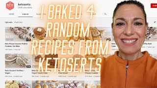 I randomly baked 4 x ketoserts recipes amp the results were surprising [upl. by Asile630]