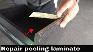 How to fix peeling laminate edging [upl. by Mariel]