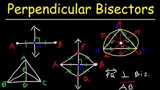 Perpendicular Bisector of a Line Segment and Triangle [upl. by Deming]