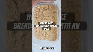 How to make breadcrumbs in an oven breadcrumbs breadcrumbsrecipe [upl. by Ignace]