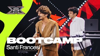 “Un ragazzo di strada” da standing ovation con i Santi Francesi  X Factor 2022  BOOTCAMP 1 [upl. by Dwayne]