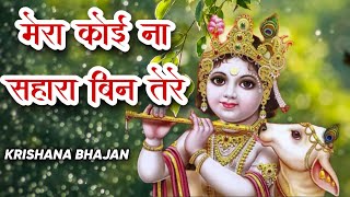 मेरा कोई ना सहारा बिन तेरे 2023 New Bhajan  Kanha Bhajan  Krishna Latest Morning Bhajan 2023 [upl. by Naimad96]