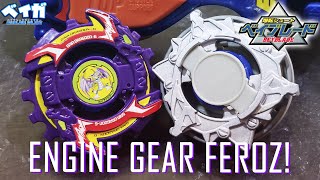 GAIA DRAGOON G vs WOLBORG 4 na arena DYNAMITE BATTLE  Beyblade ベイブレード [upl. by Bertle]