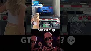 I THINK GIRL IS SHOOKED 🤯💨💀 WAIT FOR END ⚠️ CRAZY SKELETON trending gtr shorts [upl. by Knorring]