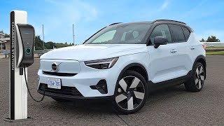 2024 Volvo XC40 Recharge  Battery Range Review  Charging Costs [upl. by Easter]