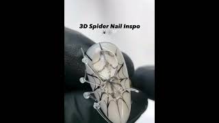 Halloween Nail Inspo  3D Spider Nail  Nail Art Sharing [upl. by Allekim354]