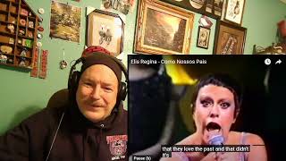 Elis Regina  Como Nossos Pais Like our parents A Laymans Reaction [upl. by Yemar]