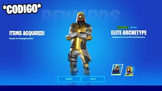 CANJEA YA el CODIGO del PACK ARQUETIPO DE ÉLITE para TODOS en FORTNITE 🎁🔥 SKIN GRATIS 2024 [upl. by Braun]