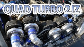 Quadturbo 2JZ first test drive Caroline Racings S14 Silvia [upl. by Ggerg851]