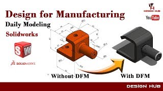 Clamp Design Using DFM Concept Using Solidworks [upl. by Mollee]