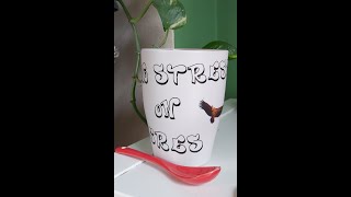 116 How to put ceramic overglaze decals [upl. by Leach]