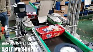 Auto Box Bag clamshell Cwrap labeling machine [upl. by Wichman]