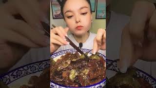 Rice noodle skins Home cooked food Quick and delicious Mid Autumn Festival mukbang [upl. by Swift429]