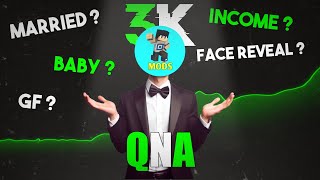 3K SPECIAL MY FIRST QNA VIDEO  FACE REVEAL   INCOME   GF   ETC [upl. by Ahsaetal]