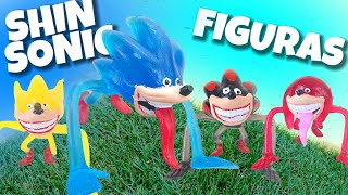 PAQUETE FIGURAS SHIN SONIC MUÑECOS REVIEW COMPLETO [upl. by Neladgam]