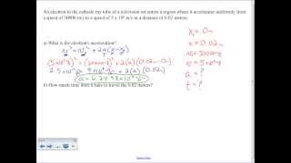 1D Kinematics General problems of motion with constant acceleration [upl. by Ahen]