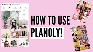 How to Use Planoly to Plan out your Instagram feed [upl. by Osmo]