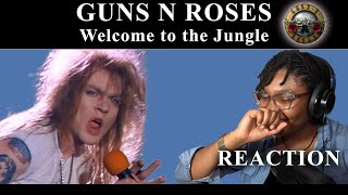 Guns N Roses  Welcome To The Jungle First Time Reaction [upl. by Attehcram]