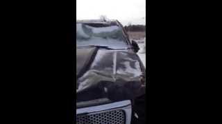 Smashed 2005 GMC Denali Pickup walk around roll over [upl. by Aryamo]