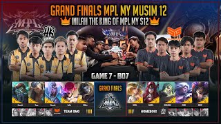 HOMEBOIS KING MUSIM 12 🔥 HOMEBOIS SECURED M5 🔥 HOMEBOIS VS TEAM SMG GAME 7 MPL MY S12 GRAND FINALS [upl. by Gnik]