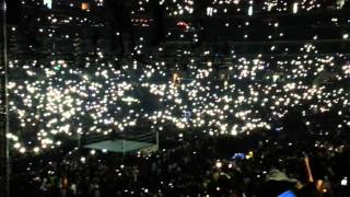 Bray Wyatt entrance  Summer Slam 2014 [upl. by Nosittam732]