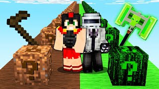 LUCKY BLOCK NOOB vs HACKER 😂 ¿QUIÉN GANARÁ 😱 DESAFÍO MINECRAFT INVICTOR [upl. by Deering]