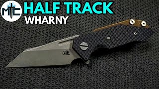 Hinderer Half Track Wharncliffe  USA Made Blade Exclusive  Overview and Review [upl. by Ahsatan]