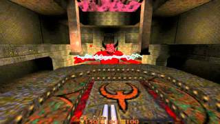 Quake  E1M7  The House of Chthon Nightmare 100 kills amp secrets [upl. by Robinson950]