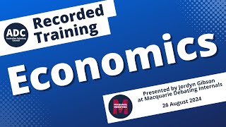 Recorded Training Economics [upl. by Soph]