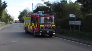 Suffolk Fire amp Rescue Service Long Melford Volvo volumax responding [upl. by Saxen138]