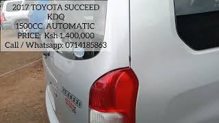 INCREDIBLE 2017 TOYOTA SUCCEED  1500CC UNBEATABLE OFFER [upl. by Orhtej]