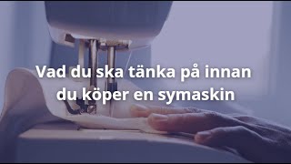 Symaskin bäst i test 2024 Köpguide [upl. by Nhguaval]