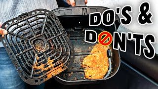 24 Air Fryer Dos amp Donts  Tips amp Tricks You Need To Apply [upl. by Lamiv]