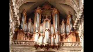 Daquin  Noël VIII  Organ in Saint Maximin [upl. by Aneelak581]