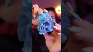 Halloween Crystal Candy 🖤 asmr tingles sleepsounds asmrvideo mukbang asmrfood tingly [upl. by Eibrab434]