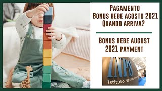 PAGAMENTO BONUS BEBE AGOSTO 2021  BONUS BEBE AUGUST PAYMENT [upl. by Elodie]