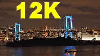 Blackmagic URSA Mini Pro 12K Video Tokyo Japan From Odaiba ブラックマジック アーサー ミニ プロ 12K 東京 お台場で12K撮影 [upl. by Federica]