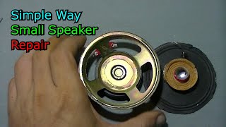 Repair Small Speaker Without making it Look bad [upl. by Olin584]