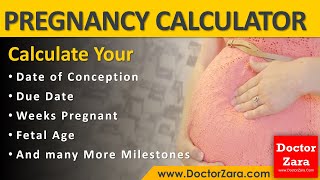 How to Calculate Pregnancy Due Date Pregnancy Calculator by Last Period [upl. by Charbonneau]