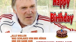 Hermann quotTigerquot Gerland hat Geburtstag  Hauptsache Fussball gratuliert [upl. by Imoan]