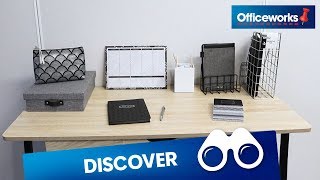 Discover the range of monochrome Otto Desk Accessories at Officeworks [upl. by Kisung]