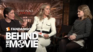 The Cast of A Quiet Place Part II Talks Moviegoing amp Apocalypse Survival  Fandango All Access [upl. by Seafowl237]