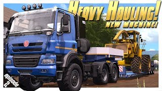 HEAVY HAULING Sandy Bay Series 2  Farming Simulator 17  Ep3 with Wheel Cam [upl. by Asfah]